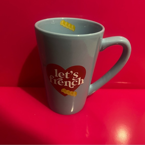 Valentine's Day Mug Cup French Fry “Let’s French" - Picture 4 of 7
